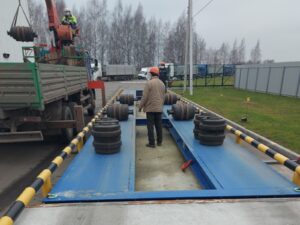 Комплекс работ по поверке автомобильных весов