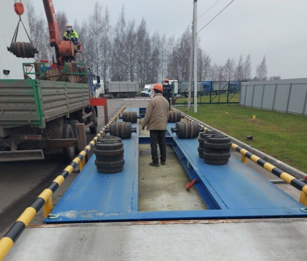 Комплекс работ по поверке автомобильных весов